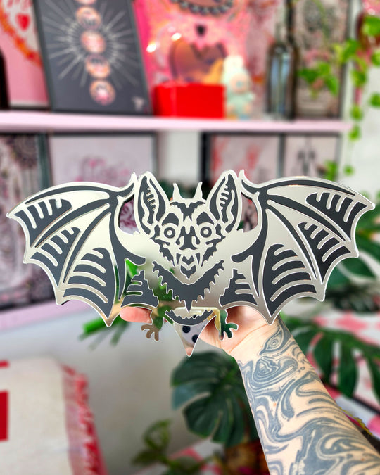 Bat Wall Hanging (Silver)