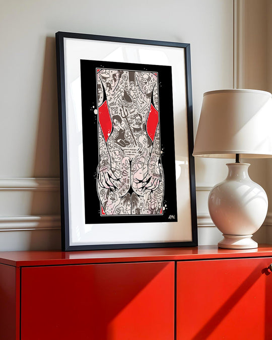 Simpsons Butt Print - Ella Mobbs