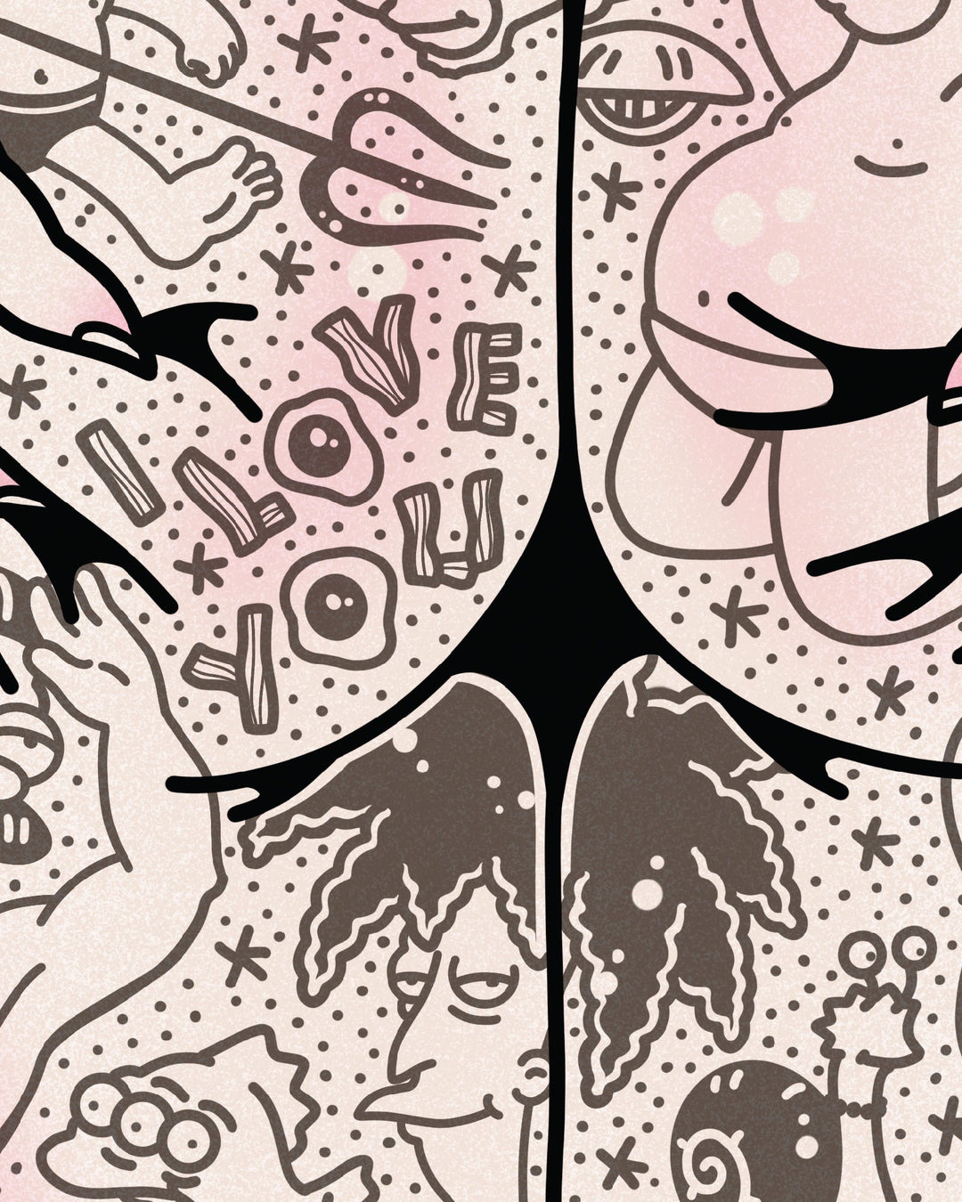 Simpsons Butt Print - Ella Mobbs