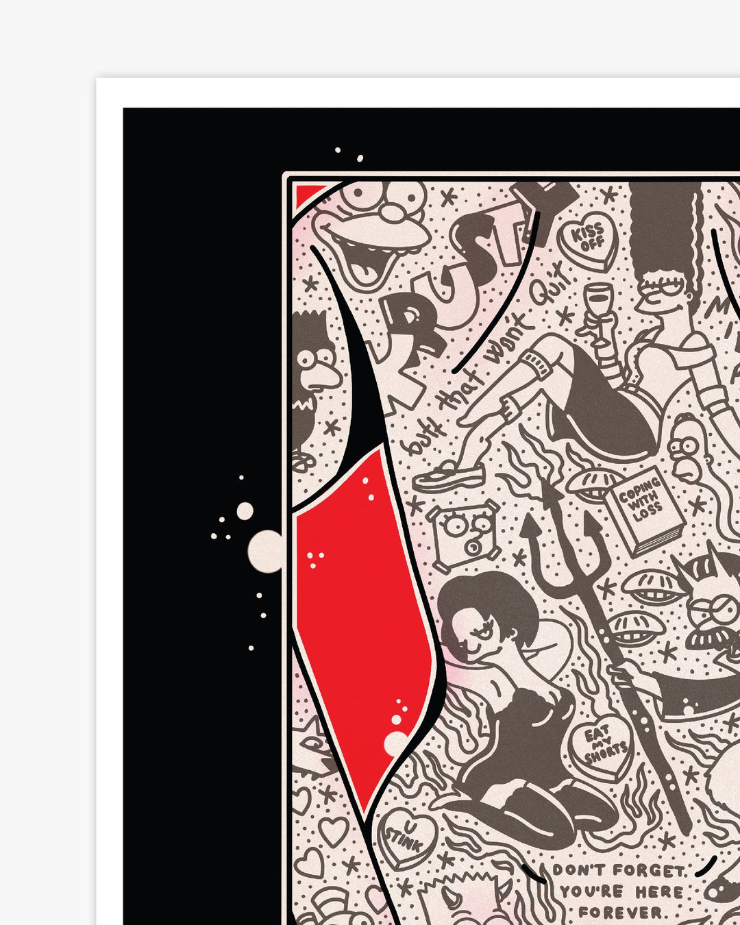 Simpsons Butt Print - Ella Mobbs