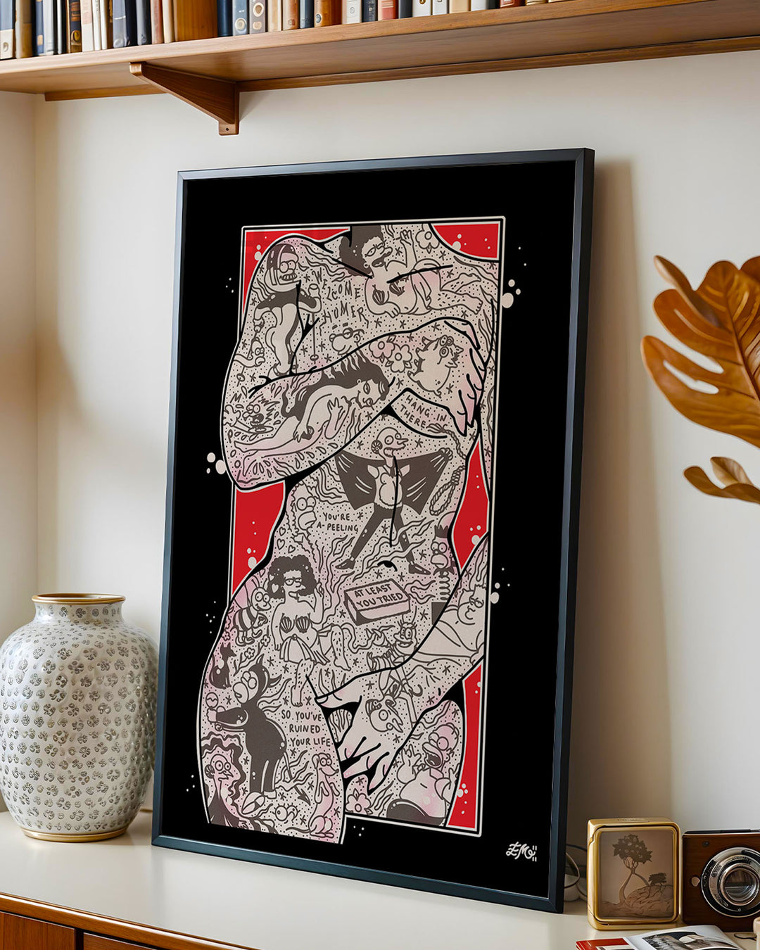 Simpsons Torso Print