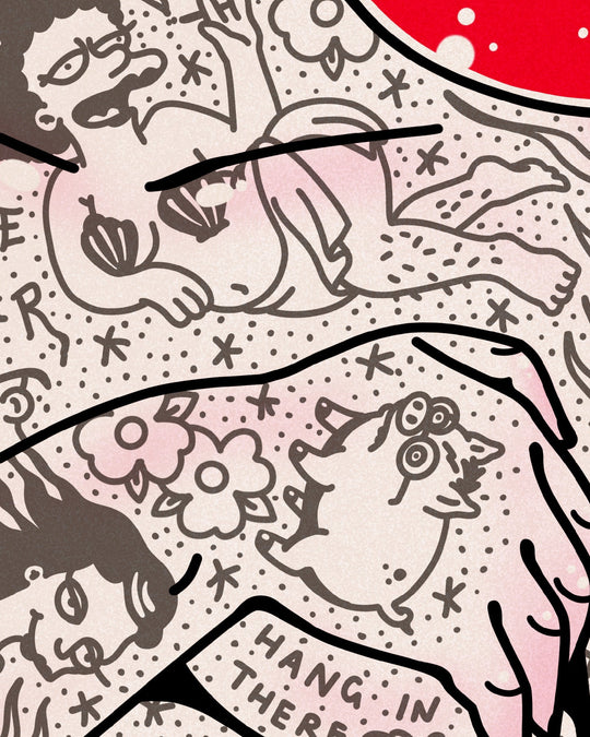 Simpsons Torso Print - Ella Mobbs