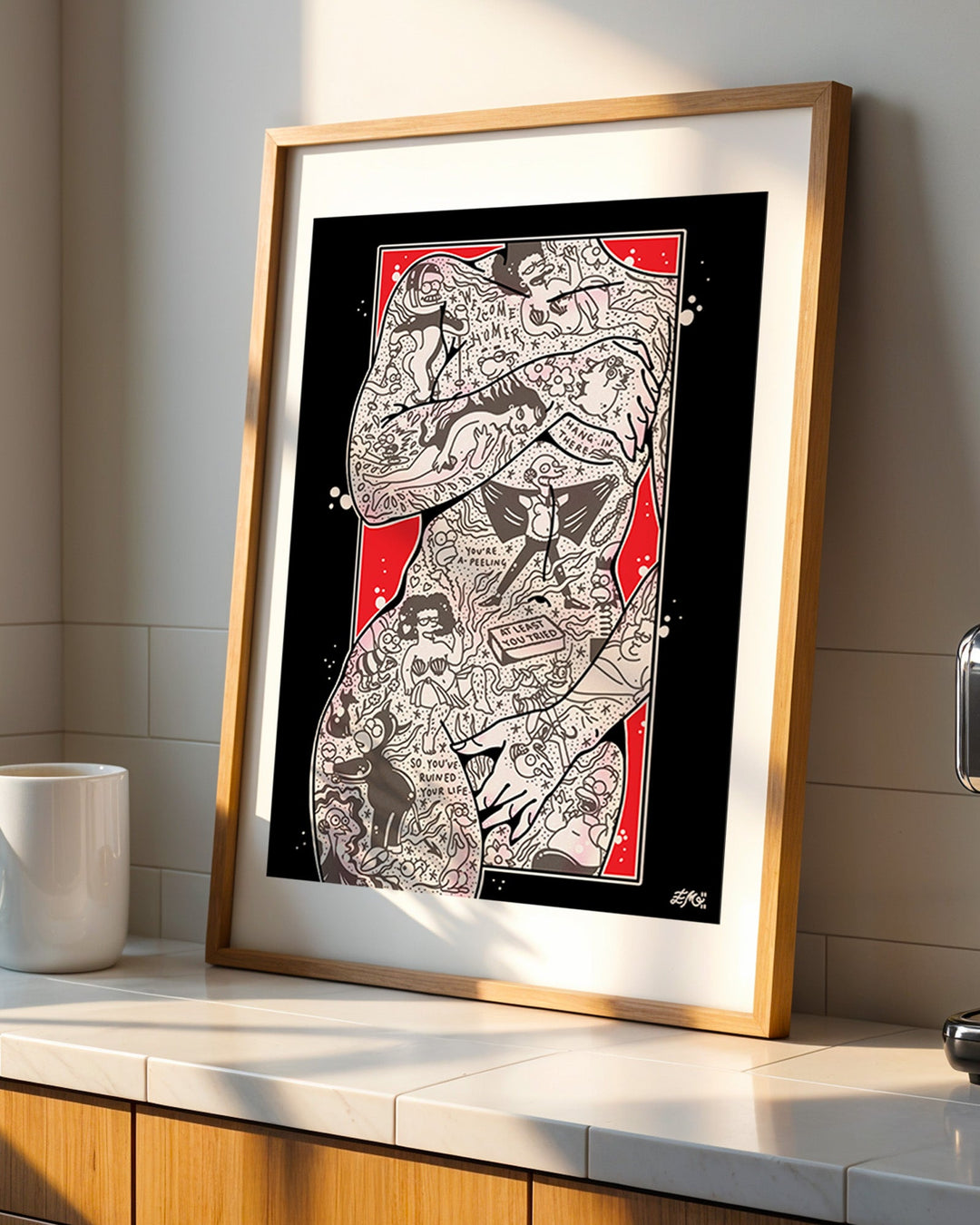 Simpsons Torso Print - EllaMobbs