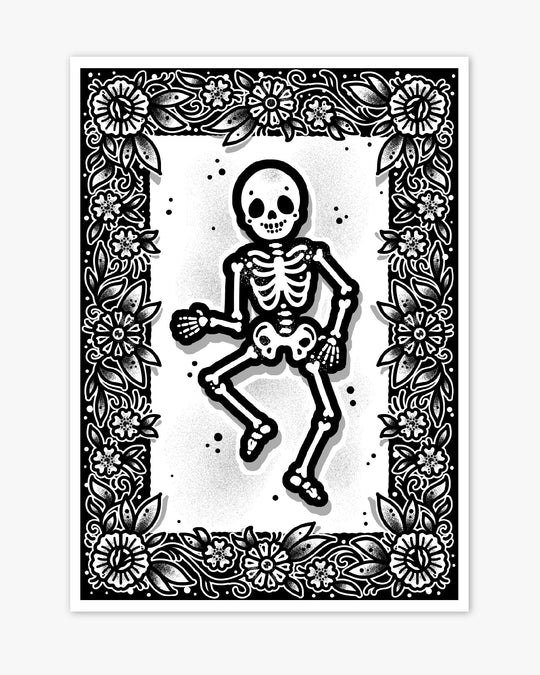 Skeleton Print