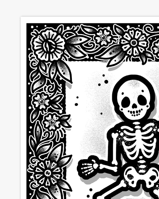 Skeleton Print