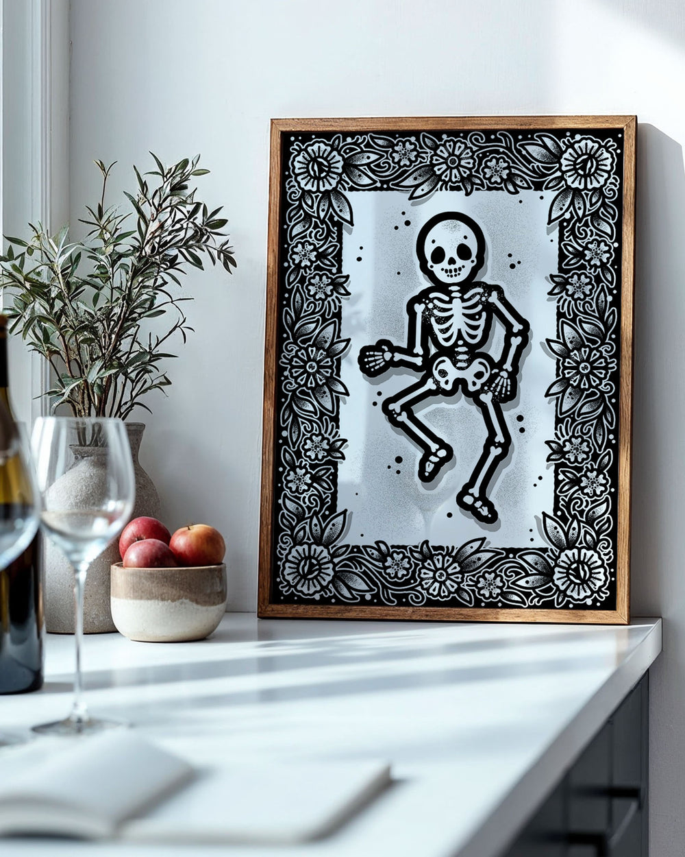 Skeleton Print