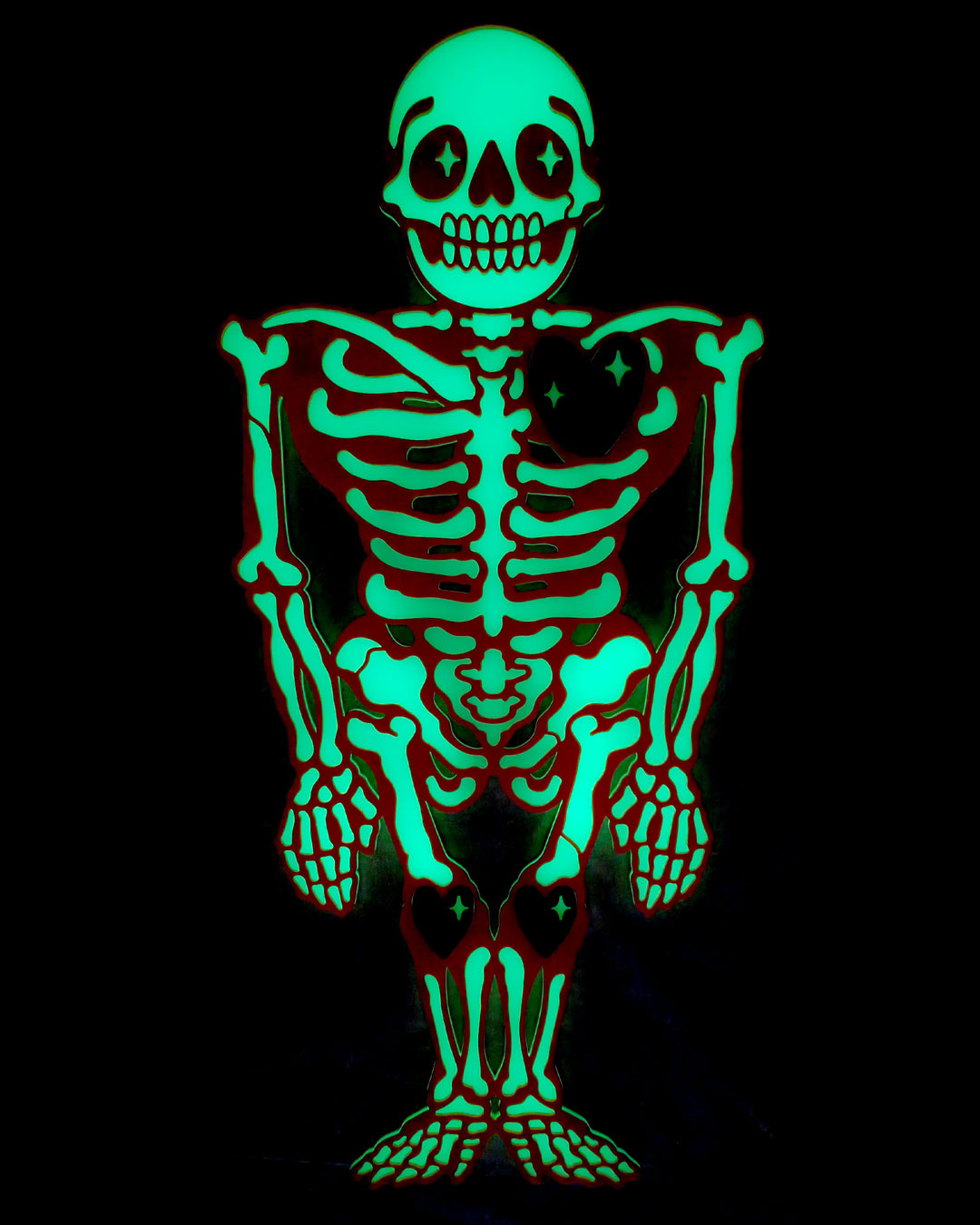 Skeleton Wall Hanging (Glow in Dark)