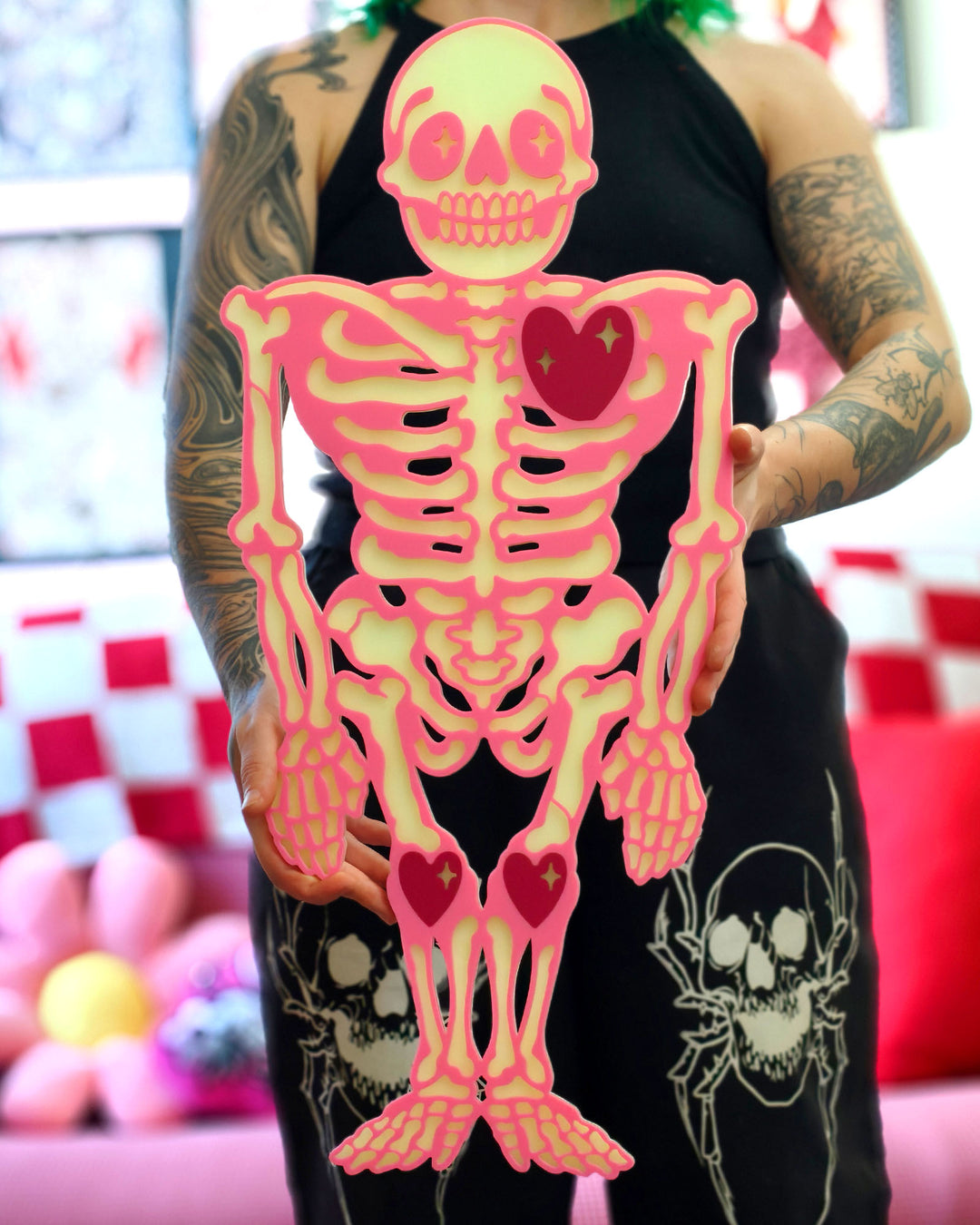 Skeleton Wall Hanging (Glow in Dark)