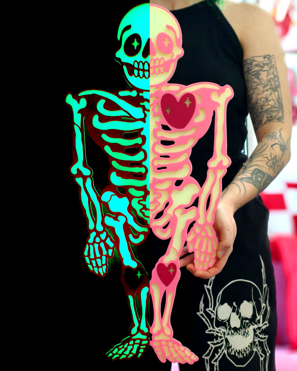 Skeleton Wall Hanging (Glow in Dark)