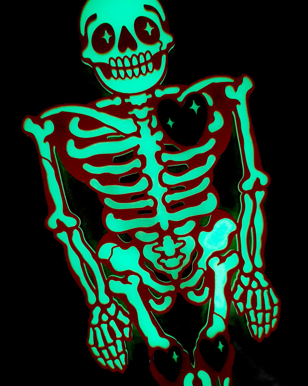 Skeleton Wall Hanging (Glow in Dark)