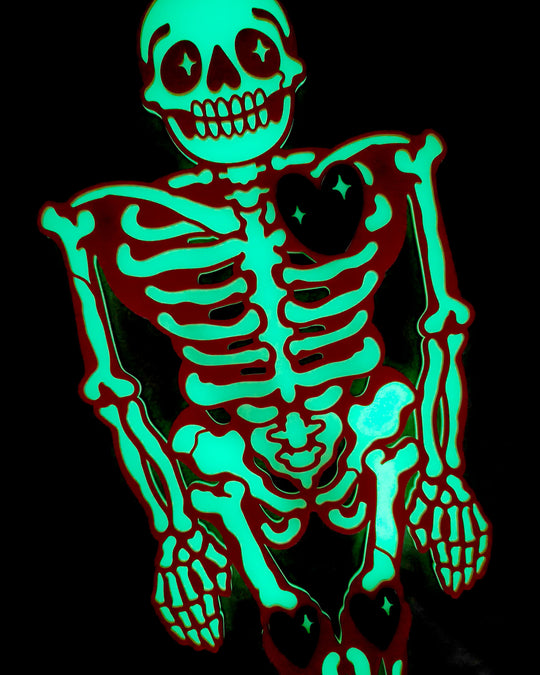 Skeleton Wall Hanging (Glow in Dark)