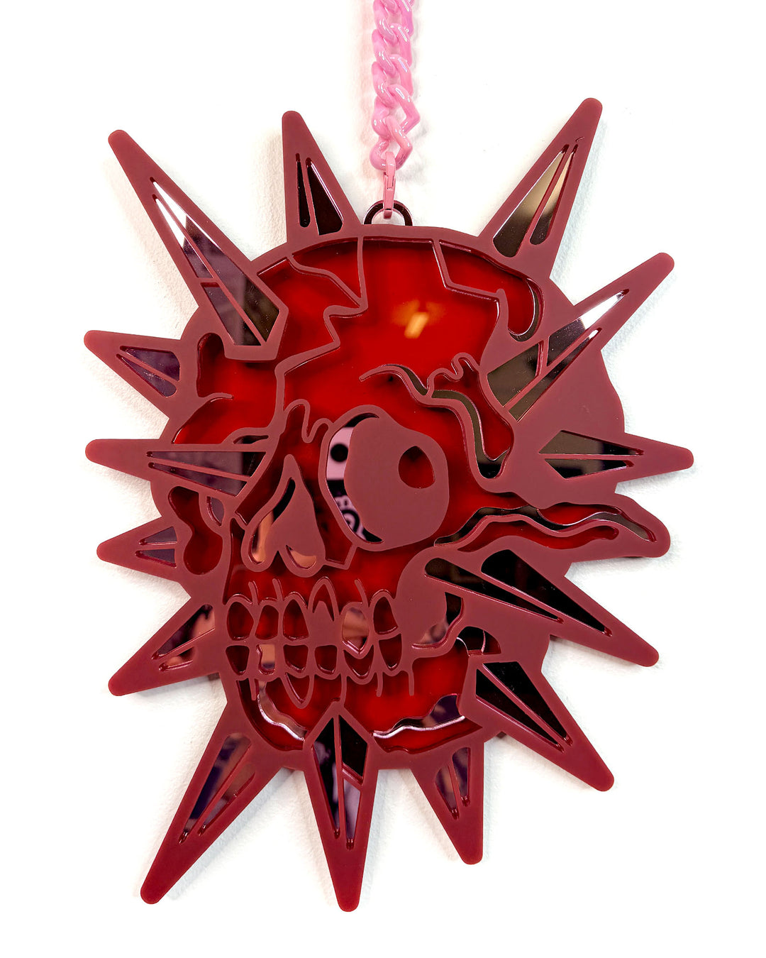 Skull Flail 73cm/28.7" (Red)