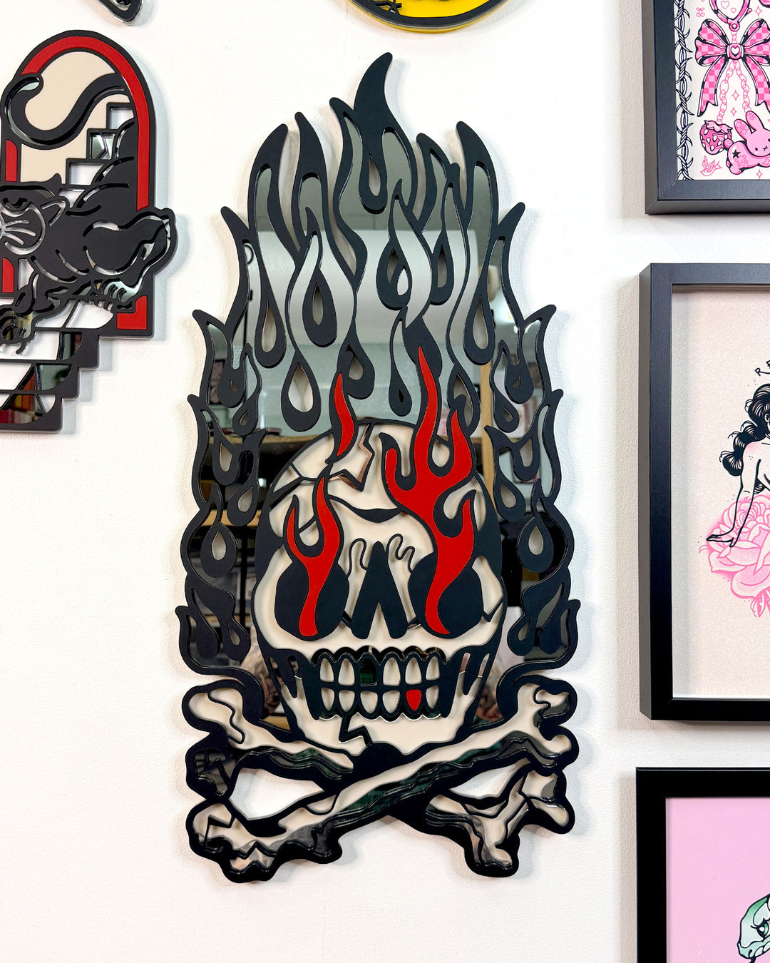 Skull Flames 60cm/23.6"