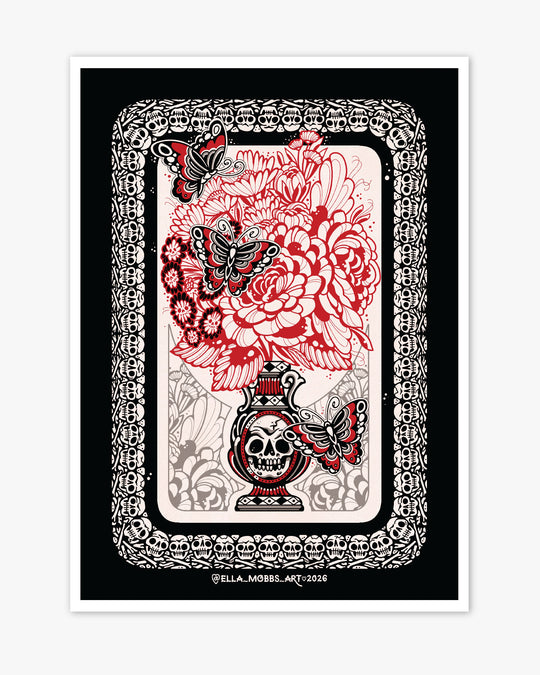 Skull Flowers IGFC Print