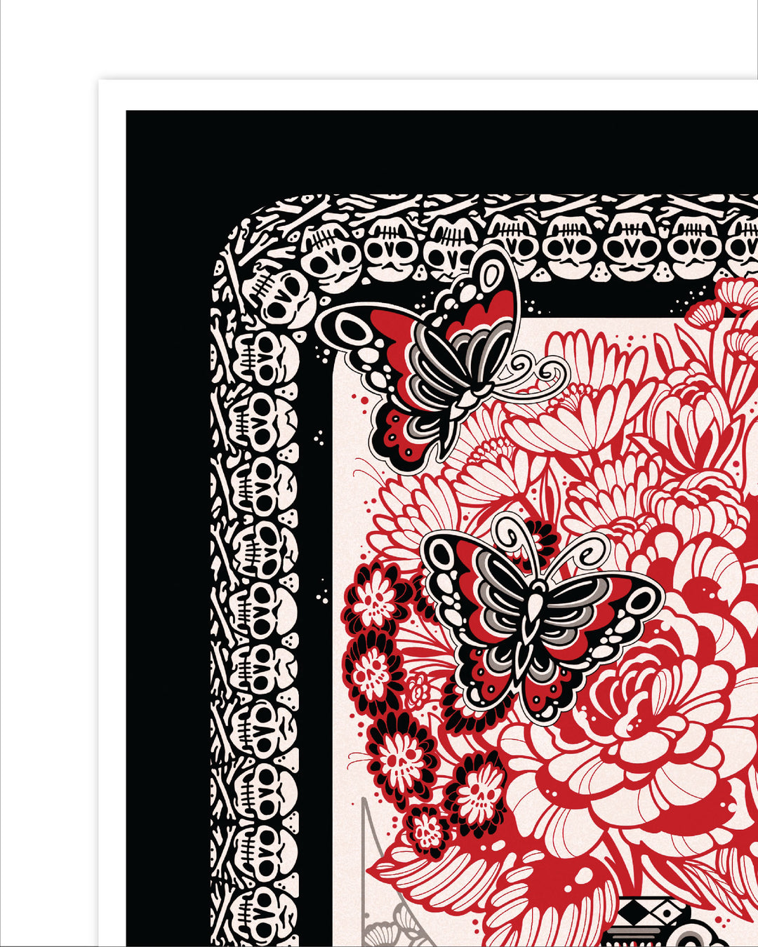 Skull Flowers IGFC Print