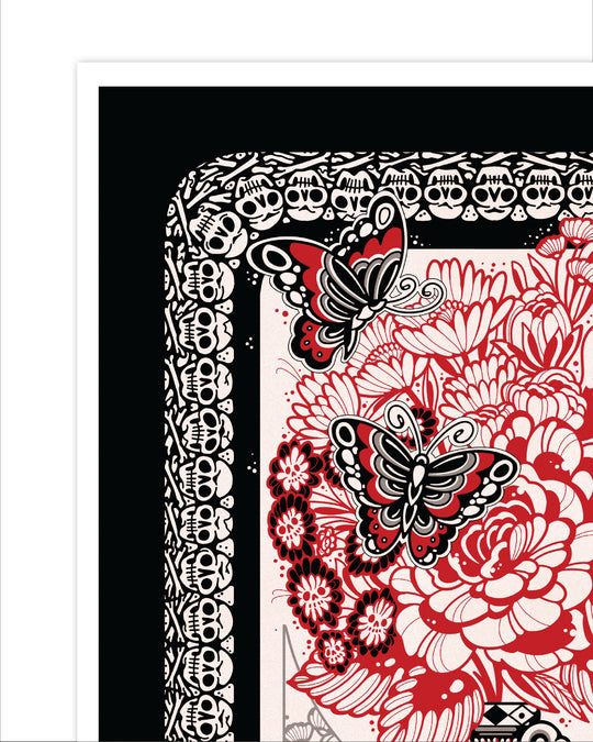Skull Flowers IGFC Print