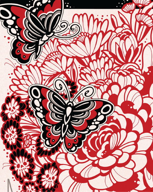 Skull Flowers IGFC Print