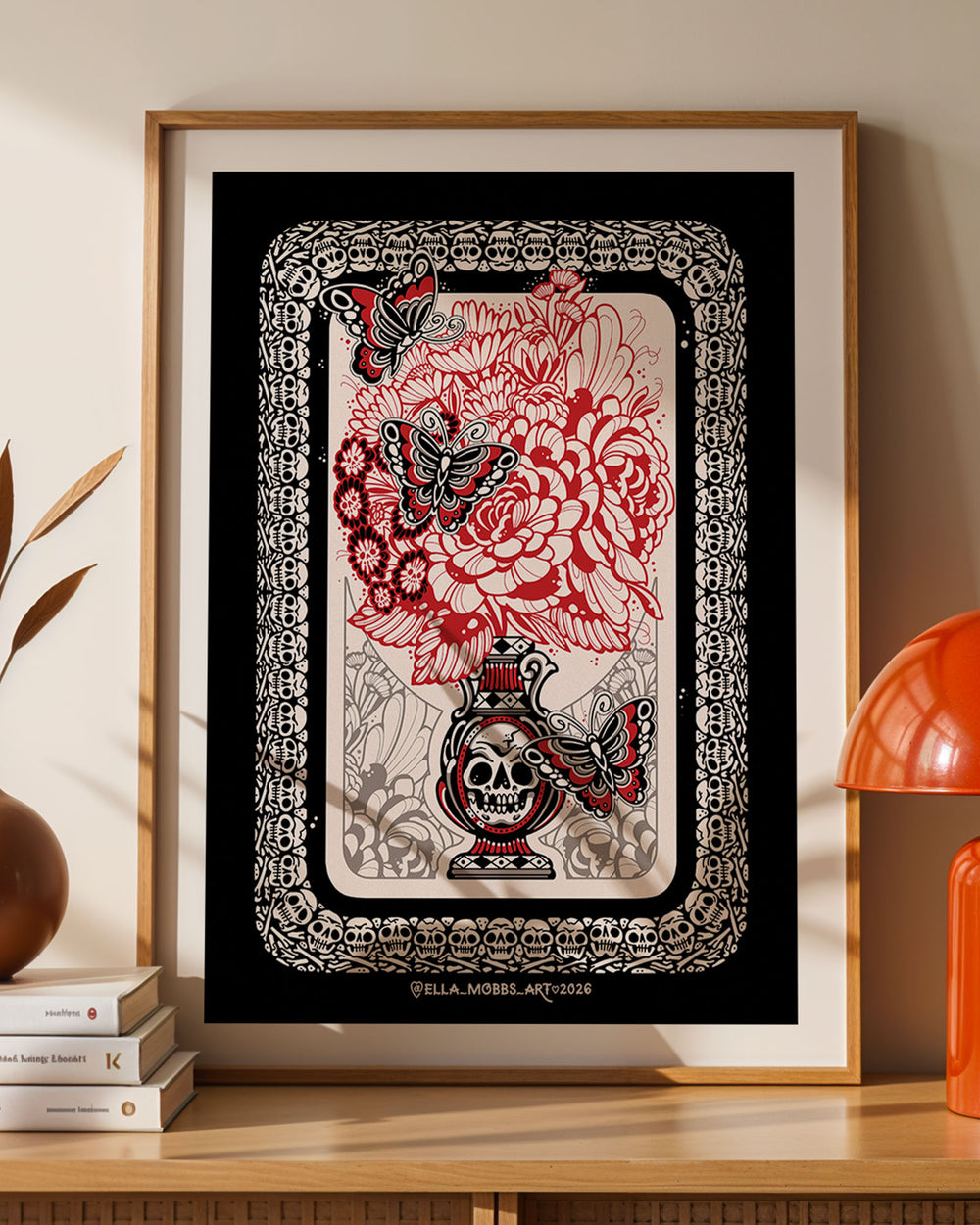 Skull Flowers IGFC Print
