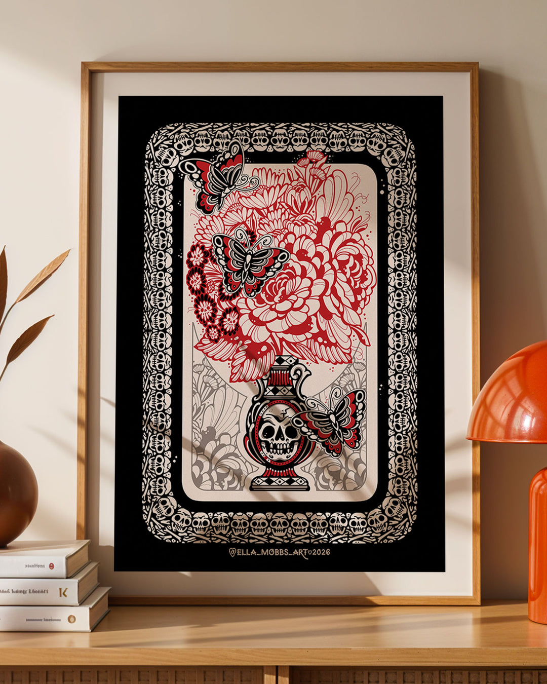 Skull Flowers IGFC Print