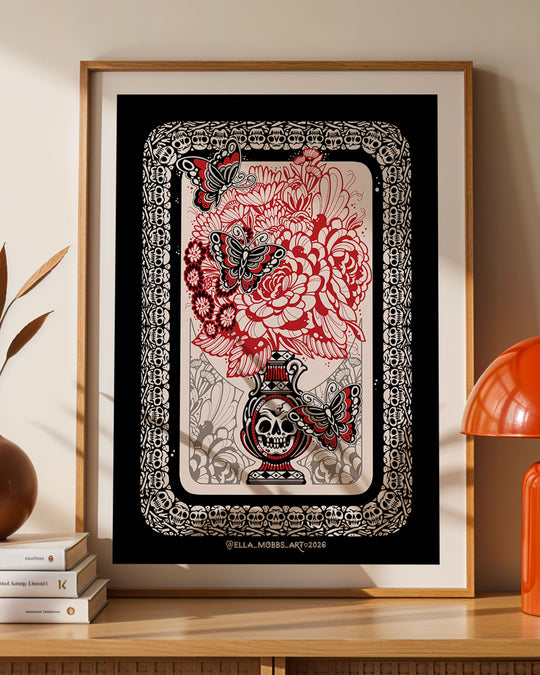 Skull Flowers IGFC Print