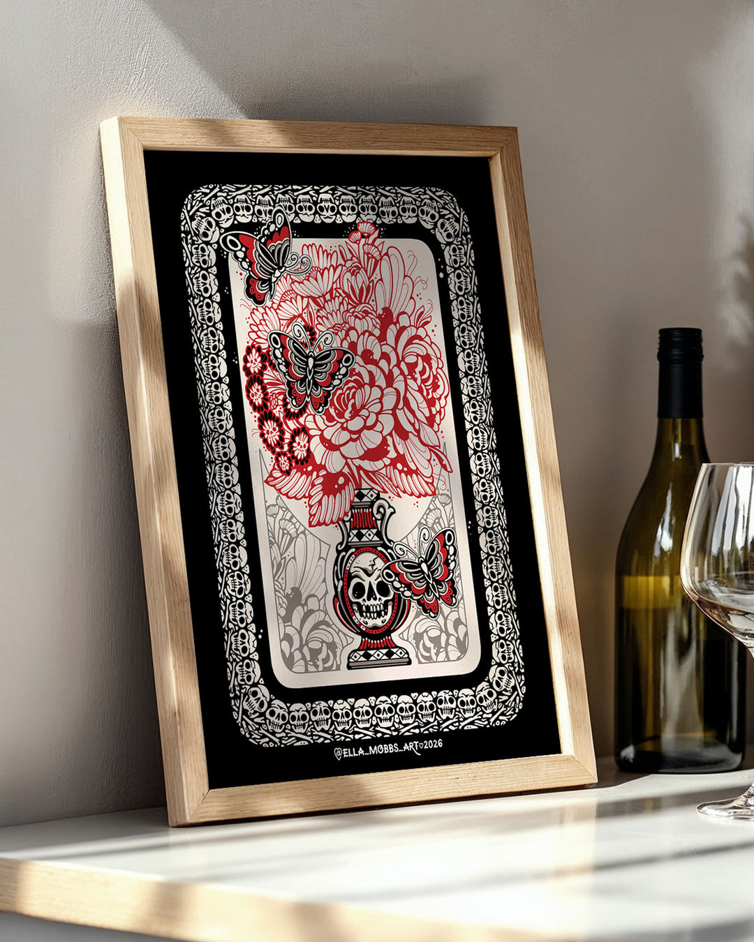 Skull Flowers IGFC Print