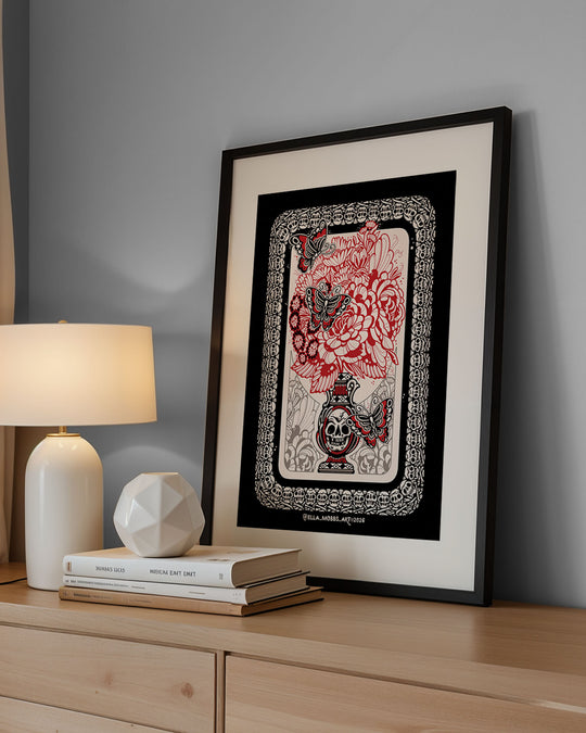 Skull Flowers IGFC Print