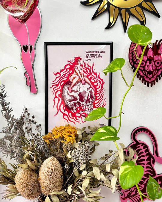 Skull Love Print - Ella Mobbs