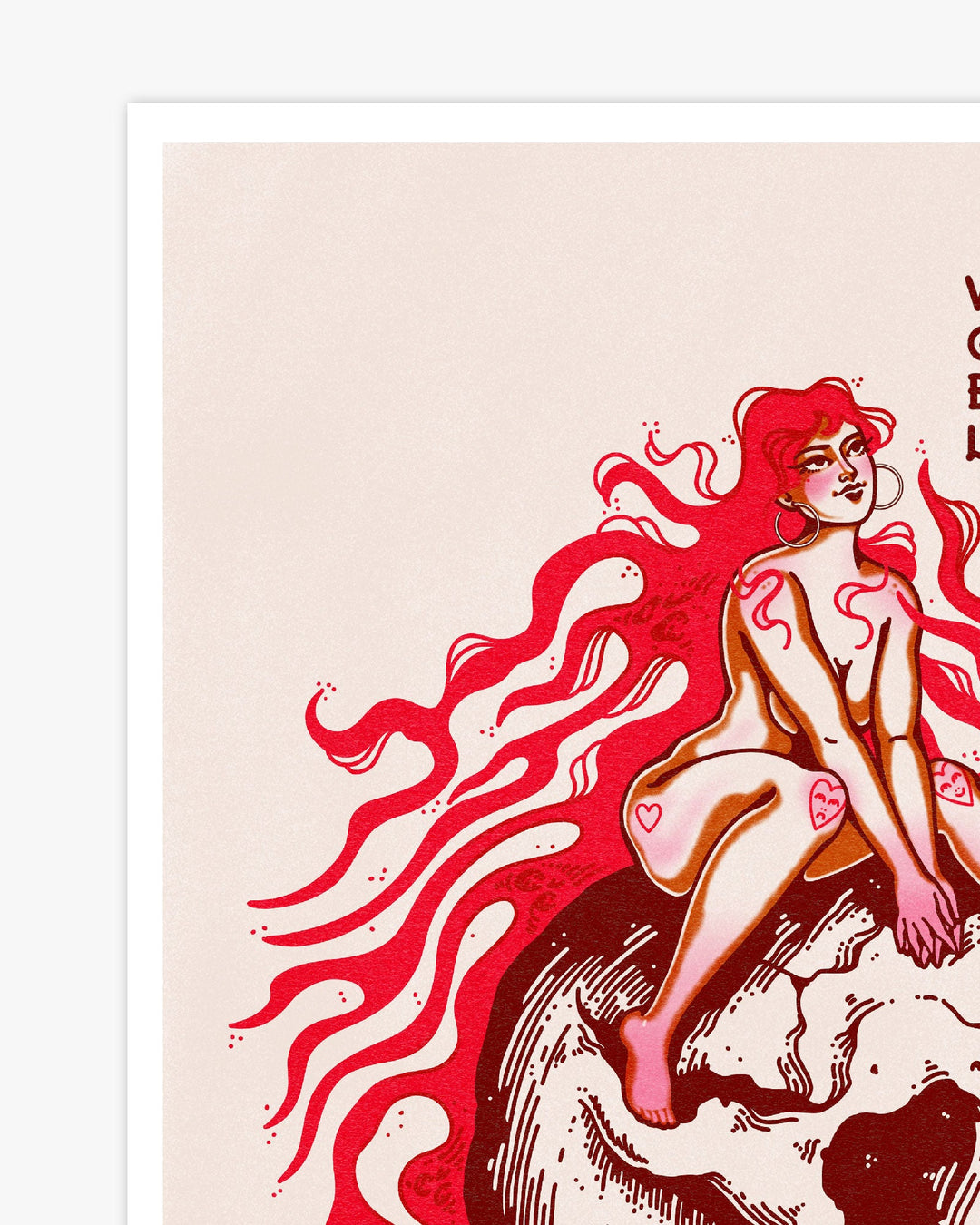 Skull Love Print - Ella Mobbs