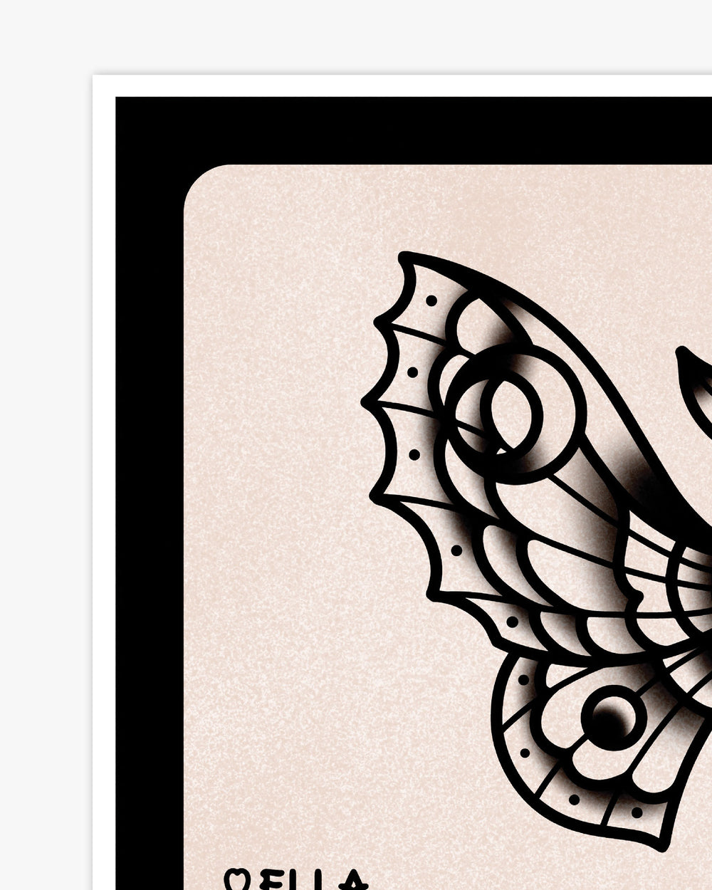 Skull Moth Print