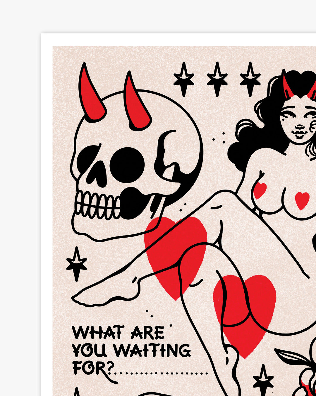 Skull Nudes Print