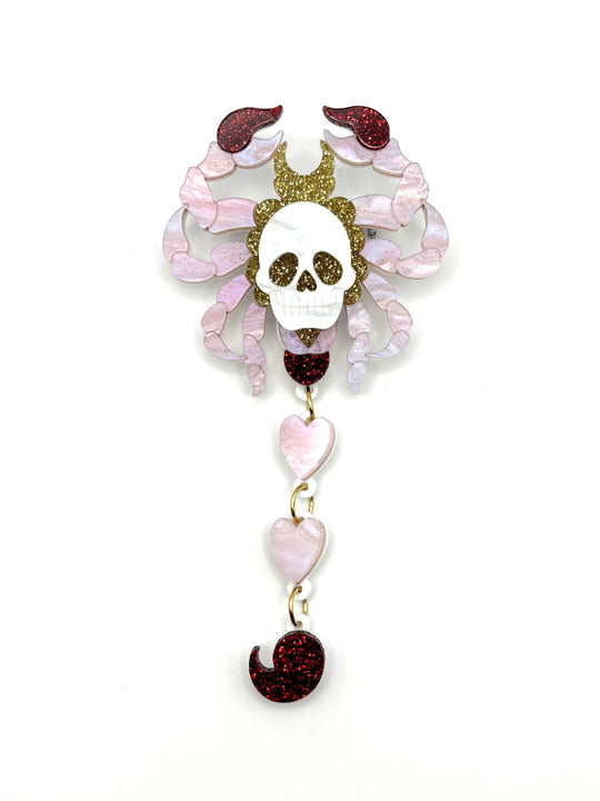 Skull Scorpion Brooch - EllaMobbs
