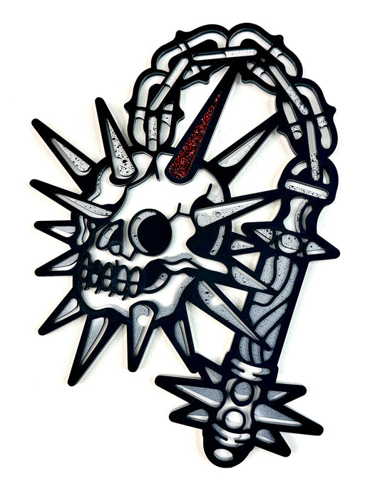 Skull Weapon 30cm/11.8" (Painted One-Off)