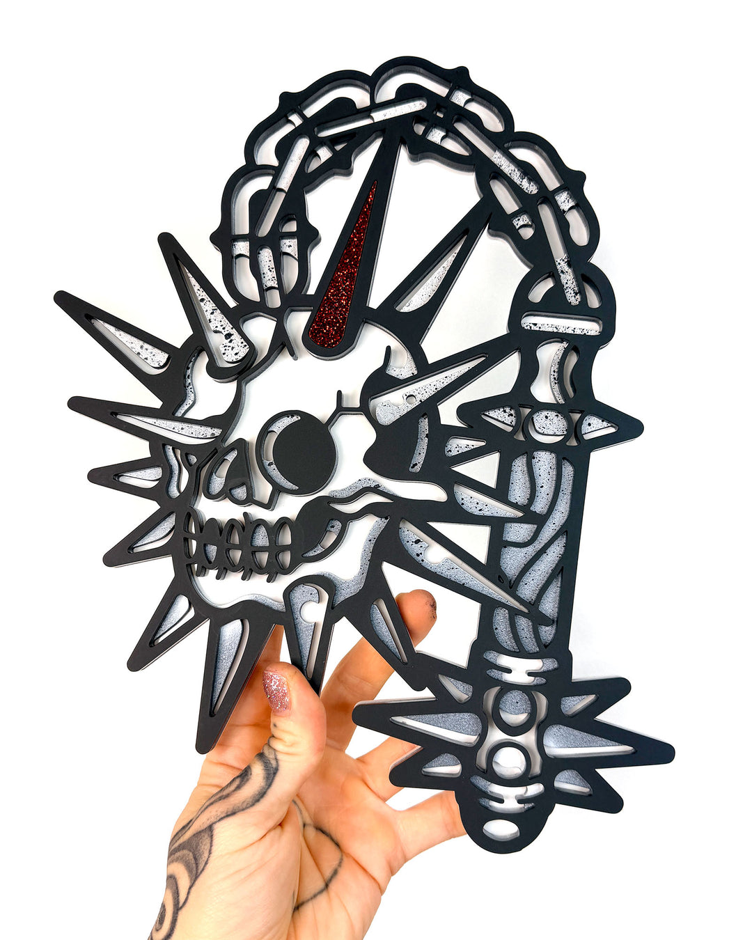 Skull Weapon 30cm/11.8" (Painted One-Off)
