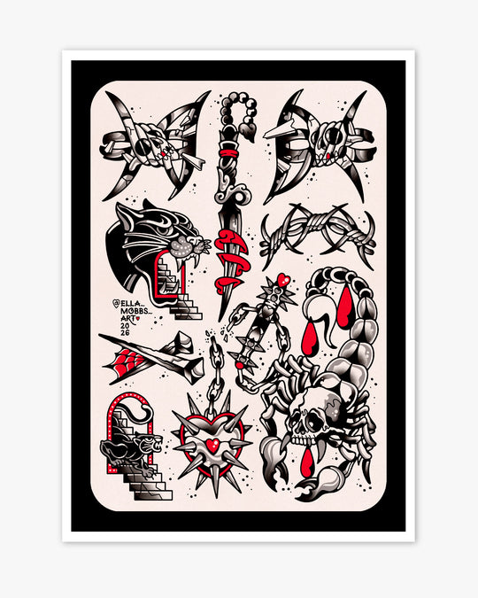 Skulls Flash Part Two Print