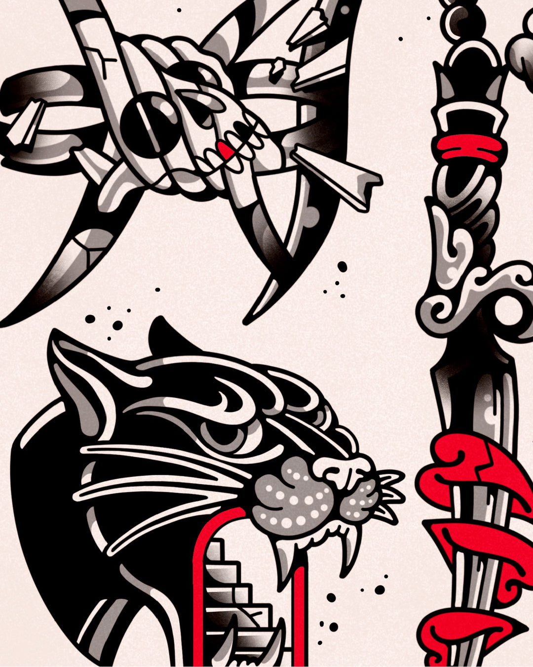 Skulls Flash Part Two Print