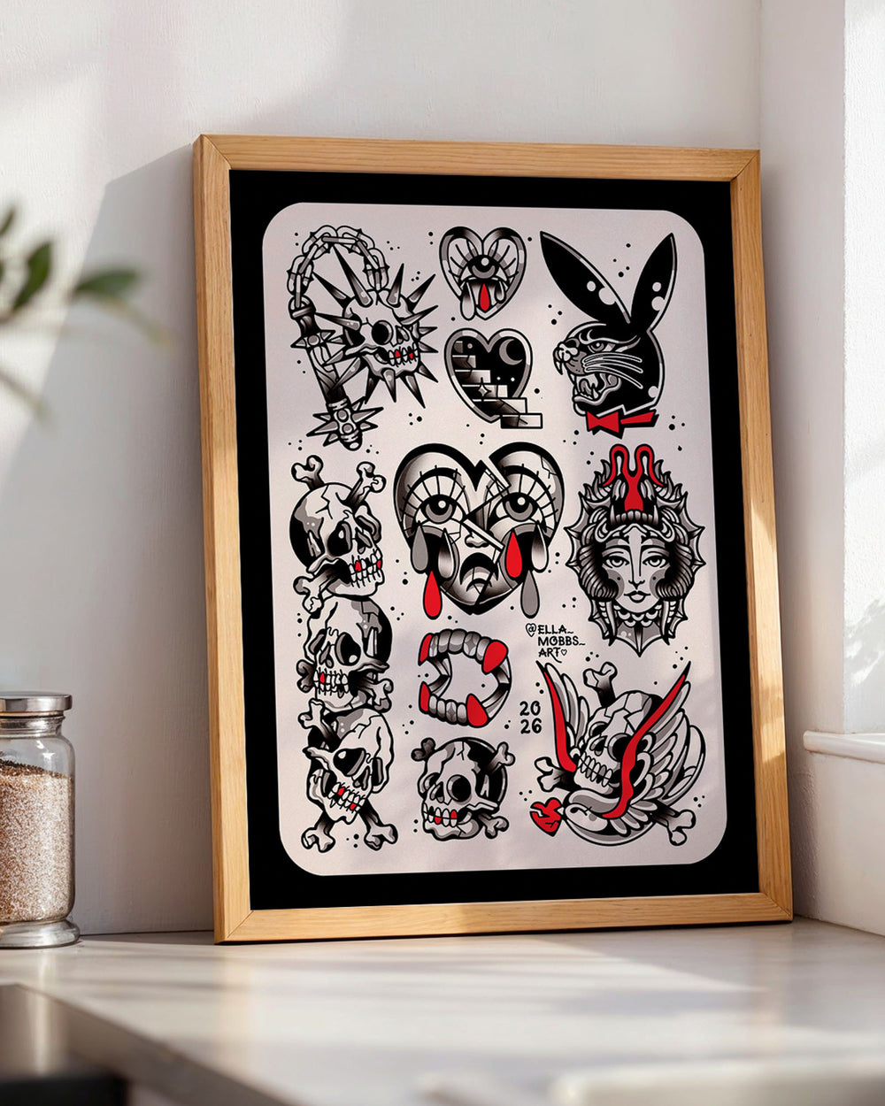 Skulls Flash Part One Print