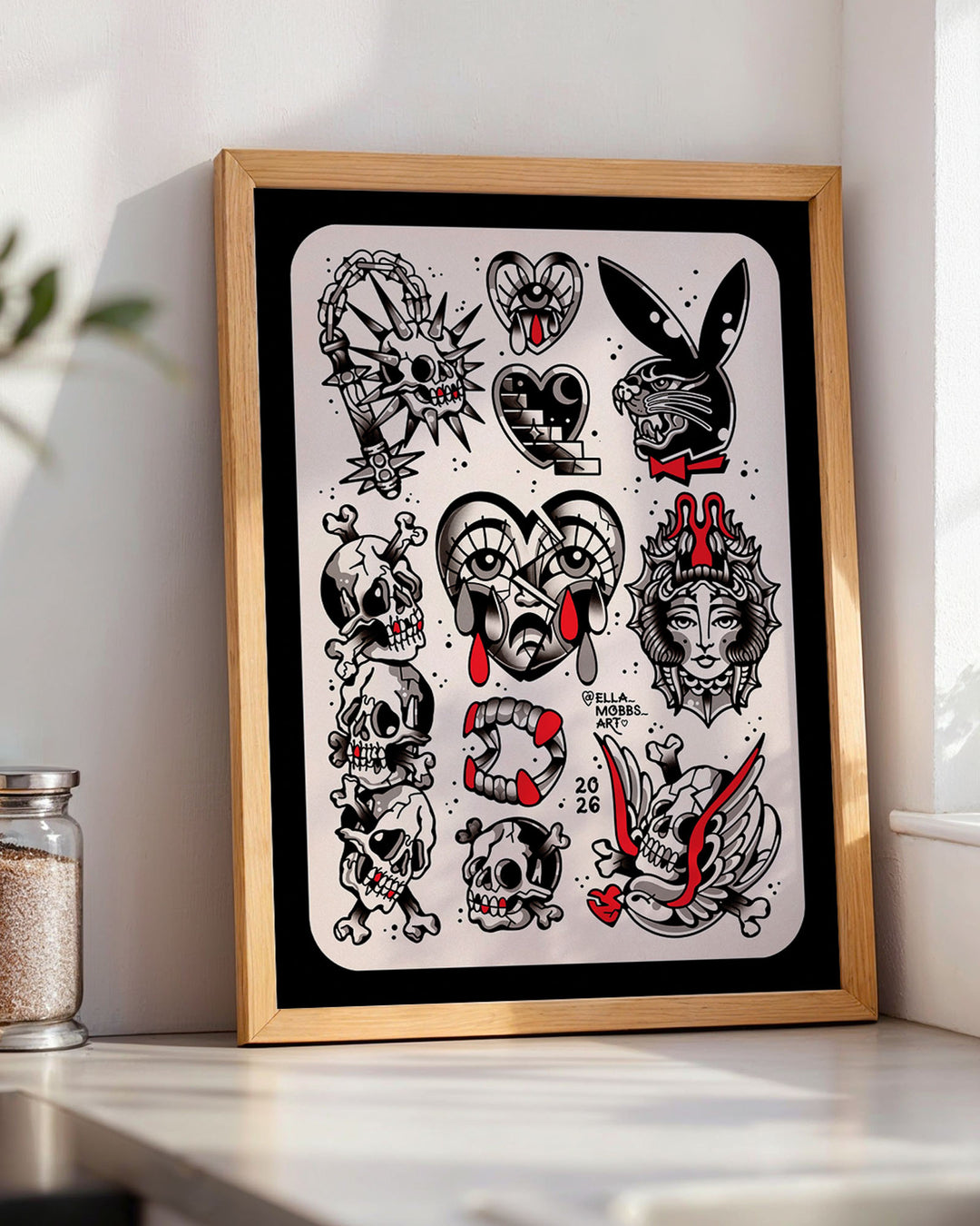 Skulls Flash Part One Print