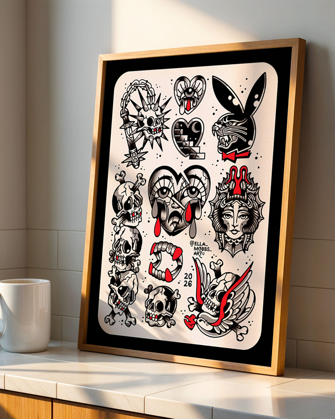 Skulls Flash Part One Print