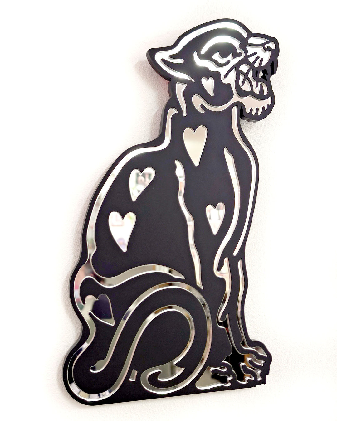 Vintage Panther Wall Hanging (Black)