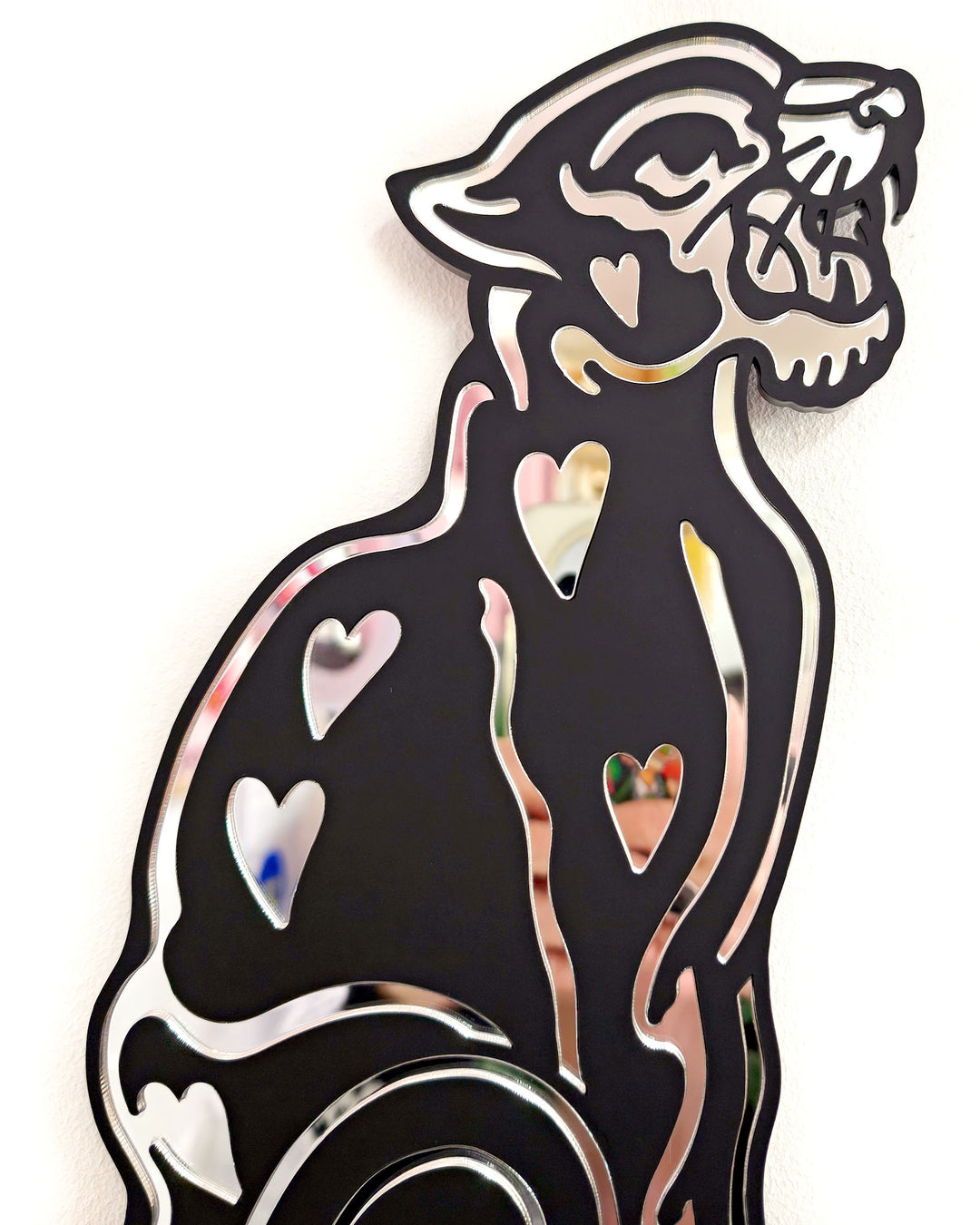 Vintage Panther Wall Hanging (Black)