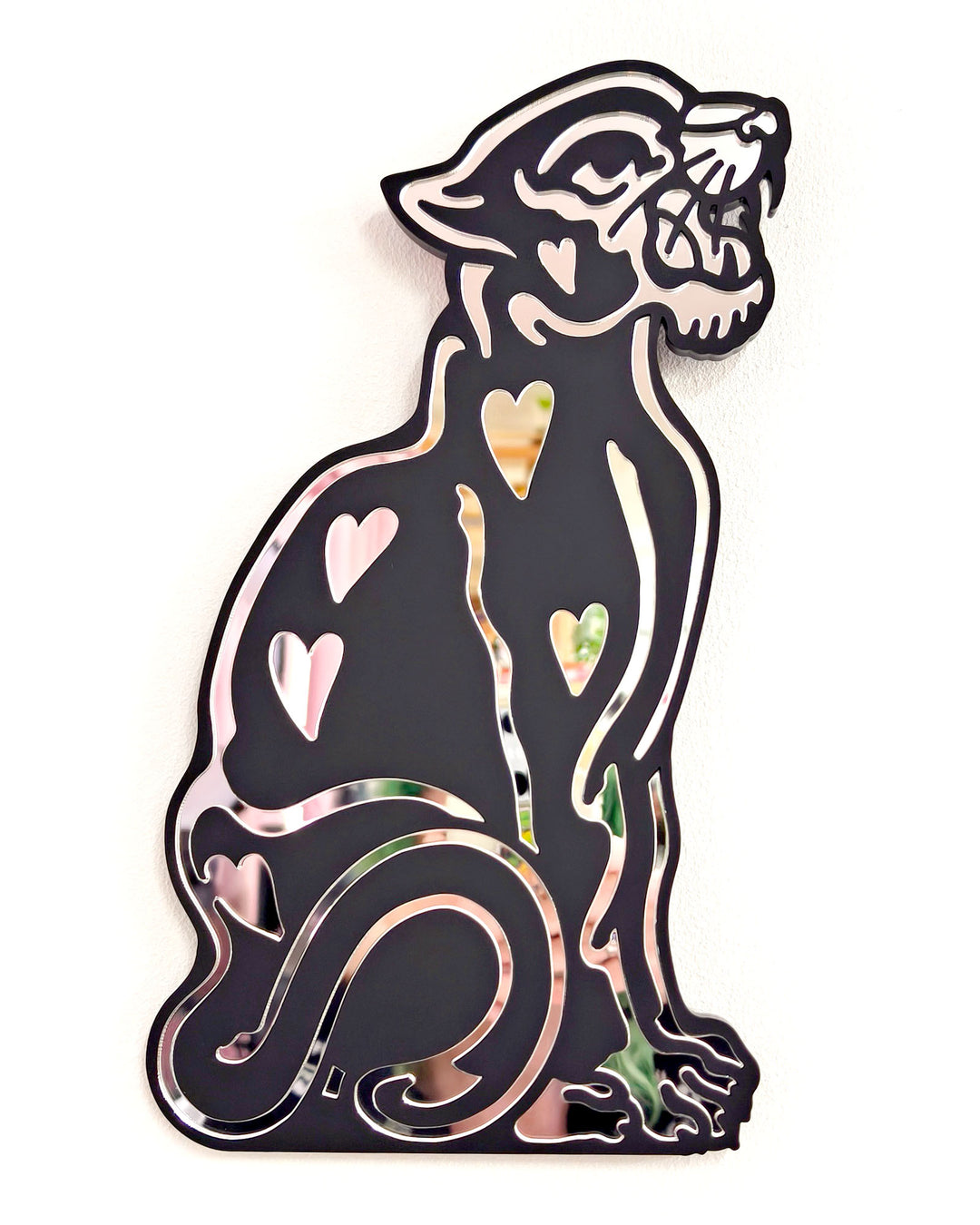 Vintage Panther Wall Hanging (Black)