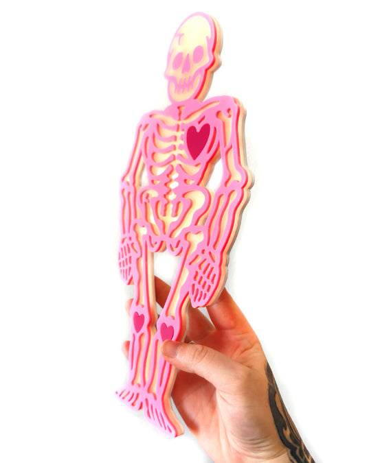 Small Skeleton Wall Hanging (Glow in Dark)