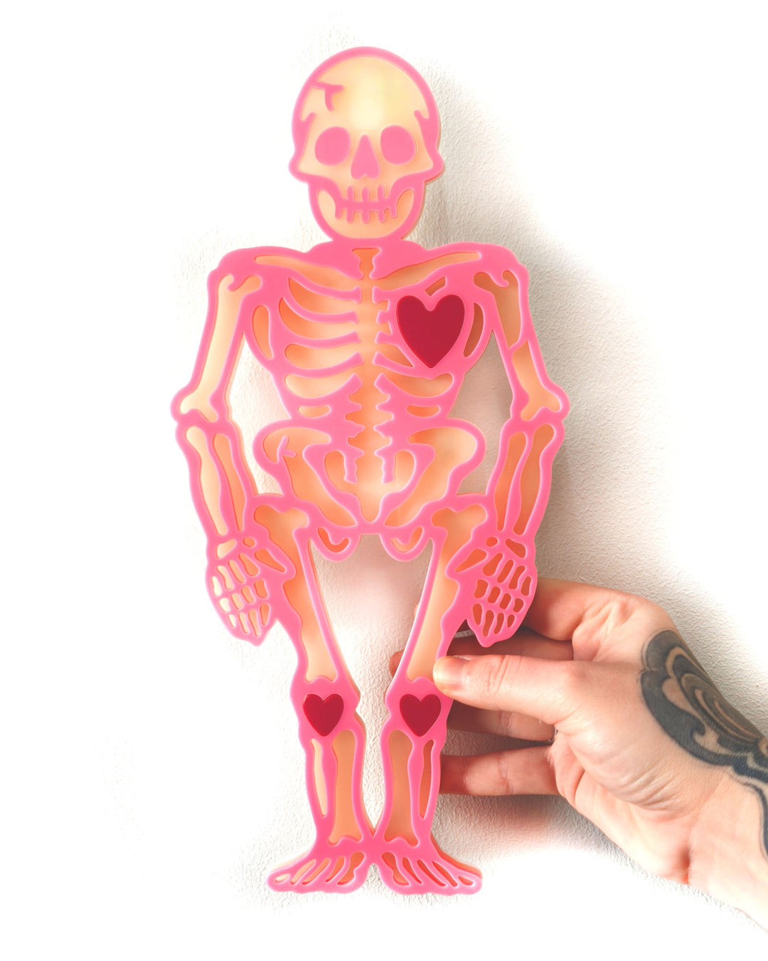 Small Skeleton Wall Hanging (Glow in Dark)