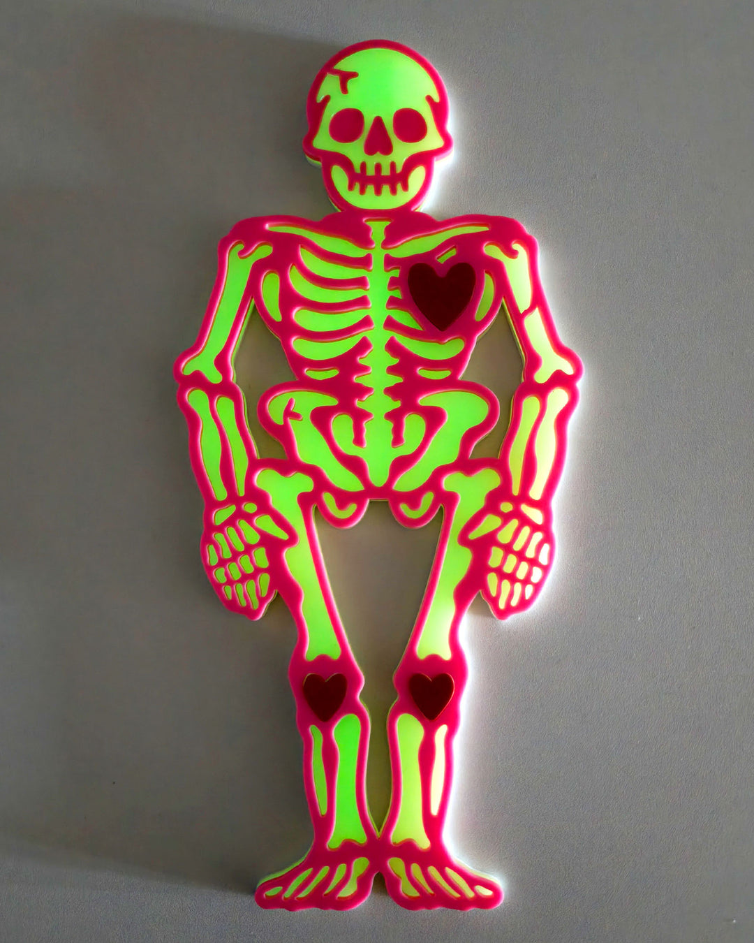 Small Skeleton Wall Hanging (Glow in Dark)