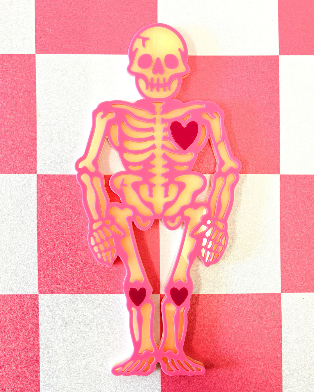 Small Skeleton Wall Hanging (Glow in Dark)