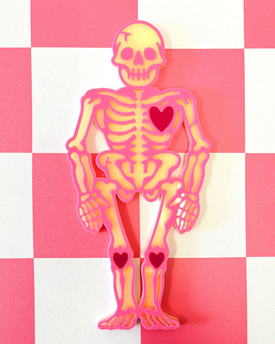 Small Skeleton Wall Hanging (Glow in Dark)