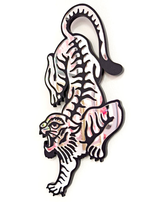 Small Tiger Wall Hanging (Silver)