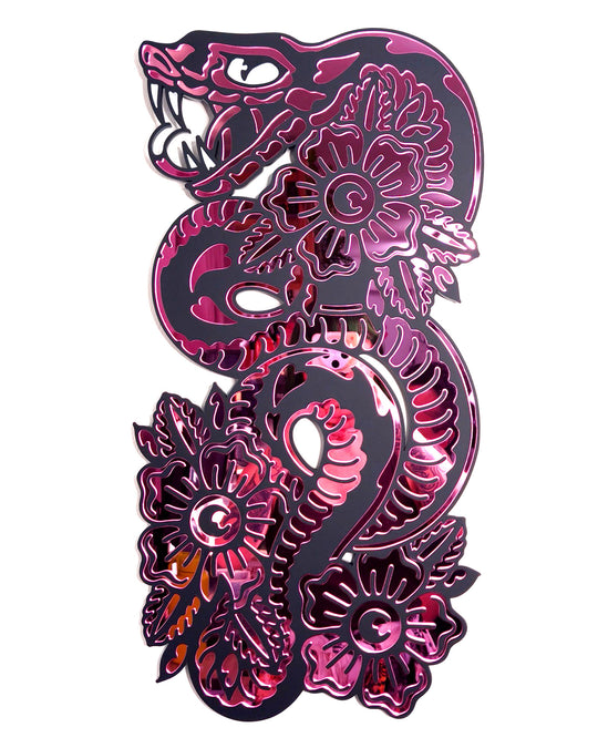 Snake Wall Hanging (Black)