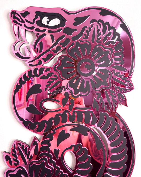 Snake Wall Hanging (Pink)