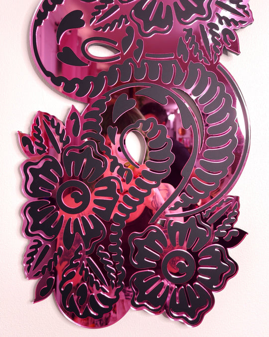 Snake Wall Hanging (Pink)